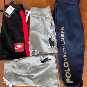 Kids Polo and Nike 4T shorts and pants